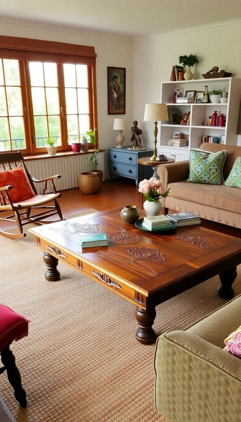 13 Boho Decor Ideas That'll Make You Feel Like You're in a Dream! - 6. Vintage Furniture Finds
