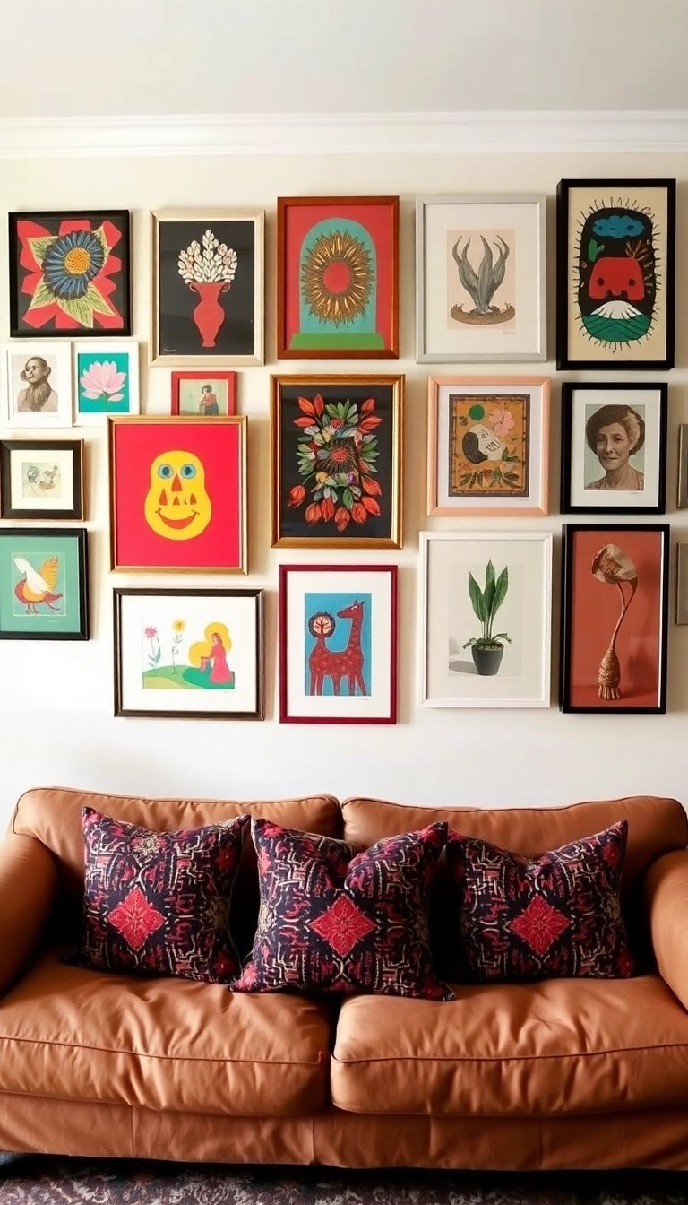 13 Boho Decor Ideas That'll Make You Feel Like You're in a Dream! - 8. Artistic Wall Art
