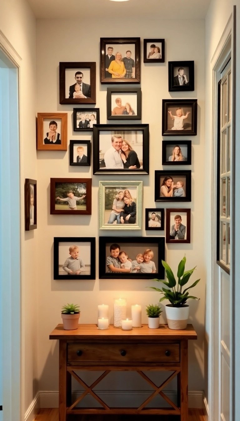 17 Unique Wall Art Ideas That'll Transform Your Home in Minutes (#11 Will Wow You!) - 1. Gallery Wall of Family Memories