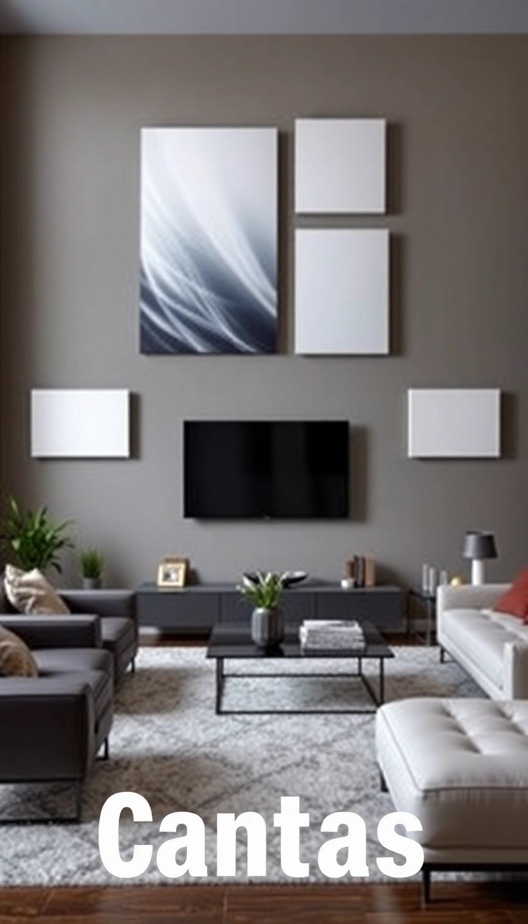 17 Unique Wall Art Ideas That'll Transform Your Home in Minutes (#11 Will Wow You!) - 14. Floating Canvas Displays